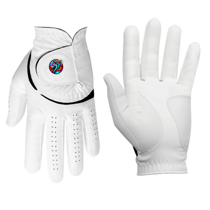 Custom FootJoy WeatherSof Golf Glove - White 