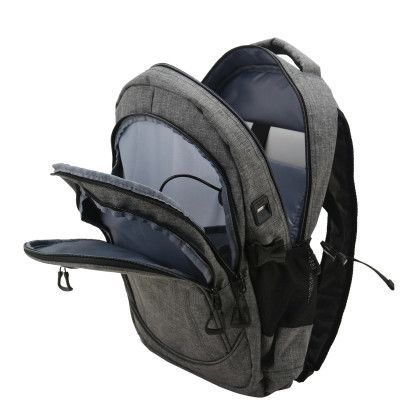 Custom On the go - 19 Inch Backpack with USB Port Charger Bag - Open View Custom On the go - 19 Inch Backpack with USB Port Charger Bag - Open View