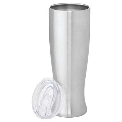 Custom 20 oz. Vacuum Insulated Pilsner Tumbler Mug - Silver