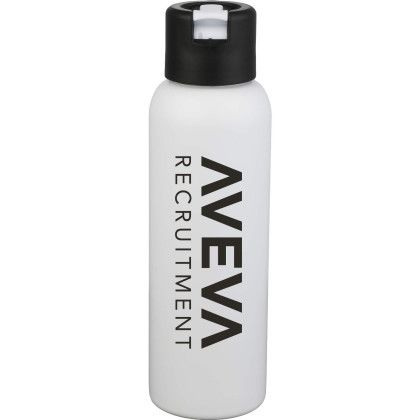 Custom Clio Eco-Friendly Straw Lid Vacuum Bottle 22 oz - White Custom Clio Eco-Friendly Straw Lid Vacuum Bottle 22 oz - White
