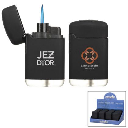 Custom Turbo Mega Jet Flameless Lighter - Black
