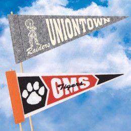 Custom 5 inch x 12 inch Color Pennant Custom 5 inch x 12 inch Color Pennant