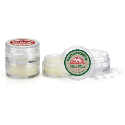 Custom  2-In-1 Mint & Lip Moisturizer Container