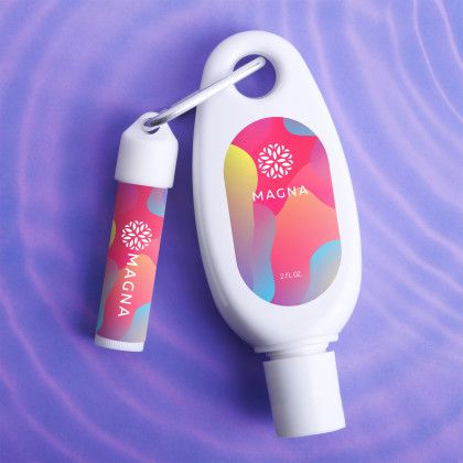 Custom Happy Reef Sunscreen & Lip Moisturizer Carabiner Kit - Lifestyle