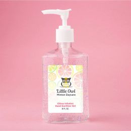 Custom Hand Sanitizer With Moisturizing Beads: 8 oz Custom Hand Sanitizer With Moisturizing Beads: 8 oz