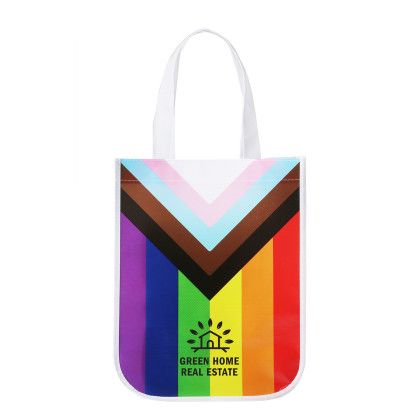 Custom Progress Pride Laminated Fashion Tote Bag