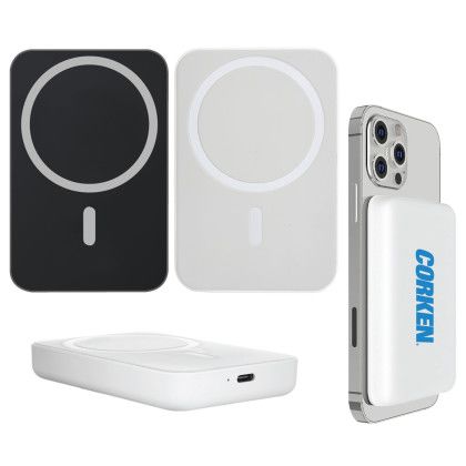Custom MagSafe Compatible 4000 mAh Magnetic Power Bank - All Colors