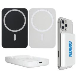 Custom MagSafe Compatible 4000 mAh Magnetic Power Bank - All Colors