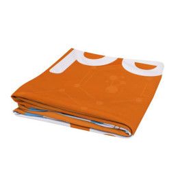 Custom 2' W x 72" H EuroFit Straight Wall Graphic Cover (Recycled Polyester Knit) 