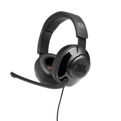 Custom JBL Quantum 300 Wired Over-Ear Gaming Headset with Flip-Up Mic