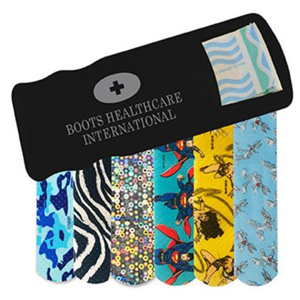 Custom Bandage Dispenser With Pattern Bandages