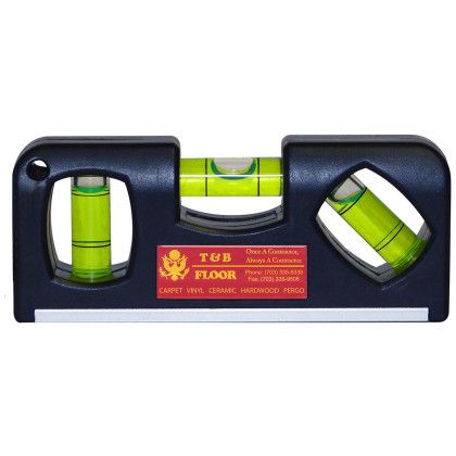 Custom Mini Magnetic Level - Black 
