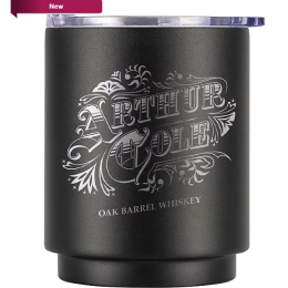 Custom Laser Engraved Saratoga Rocks Tumbler 10 oz 