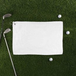 Custom Microfiber Honeycomb towel - White