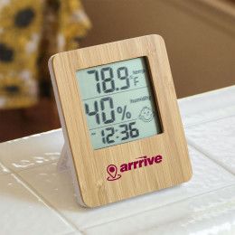 Custom Zonal Indoor Bamboo Weather Station