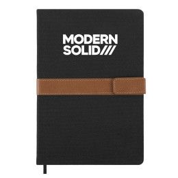 Custom Magnetic Closure Notebook With FSC Paper - Black