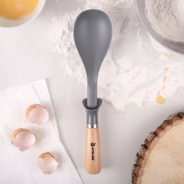 Custom ReGen Beechwood Spoon - Wood with Grey