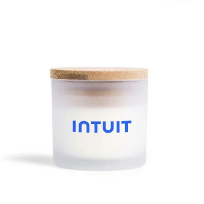 Custom SootheScents Mini Soy Candle in a Glass Jar - Lemongrass