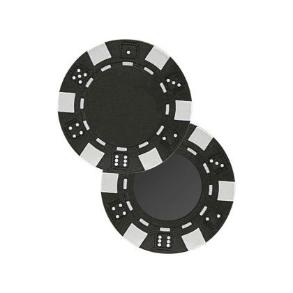 Custom 11.5 g Professional Clay Poker Chips with Magnet - Black
