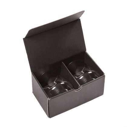 Custom Breckland Stemless Wine Glass - Deep Etch 9.5 oz - Packaging View Custom Breckland Stemless Wine Glass - Deep Etch 9.5 oz - Packaging View