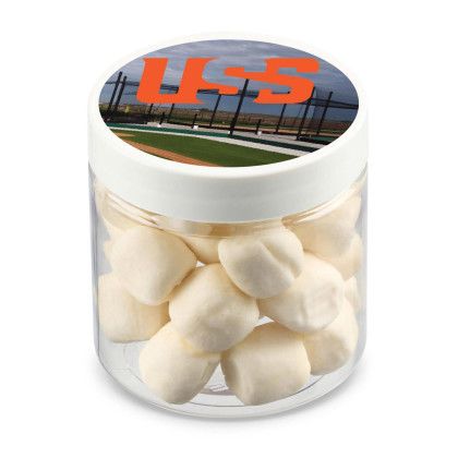 Custom 4 oz. Jar of After Dinner Mints - White Custom 4 oz. Jar of After Dinner Mints - White