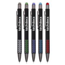 Custom Honeycomb Stylus Cello-Wrapped Pen - All color