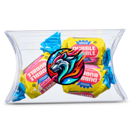 Custom 3" Pillow of Individually Wrapped Bubble Gum