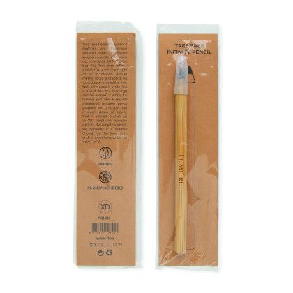 Custom Tree Free Infinity Pencil - Brown packaging view