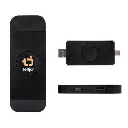 Custom RABS Spinner Dual Input USB Hub - Black 