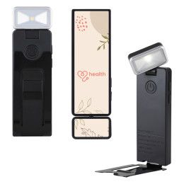 Custom Lit-Erature Clip-On Reading Light - Black