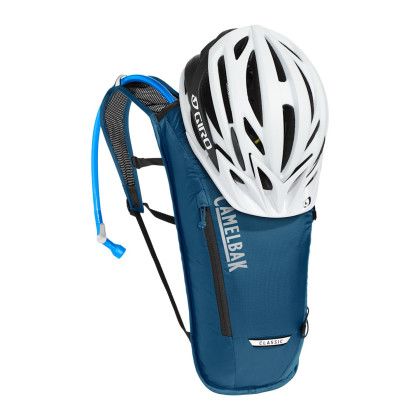 Custom CamelBak Classic Light 70 oz Hydration Pack - Navy In Use Custom CamelBak Classic Light 70 oz Hydration Pack - Navy In Use
