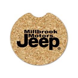 Custom Car Coaster Cork Coaster - Natural