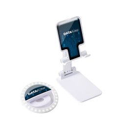 Custom McLovin Phone Stand & Ring Light - White