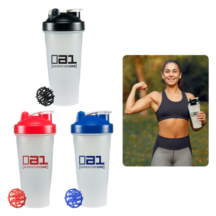 Custom 24 oz Protein Shaker Bottle - All Colors Custom 24 oz Protein Shaker Bottle - All Colors