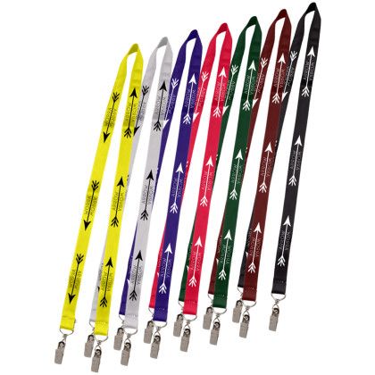Custom 0.75" Double Ended Dye-Sublimation Lanyard Custom 0.75" Double Ended Dye-Sublimation Lanyard