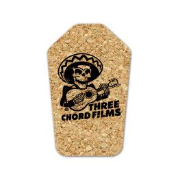 Custom Coffin Cork Coaster