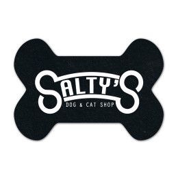 Custom Dog Bone Flat Tire Coaster 