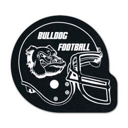 Custom Football Helmet Flat Tire Coaster