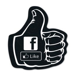 Custom Thumbs Up Flat Tire Coaster