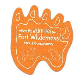 Custom Paw Shammy Coaster