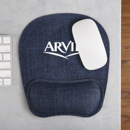 Custom RPET Ergonomic Mouse Mat - Lifestyle