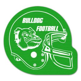 Custom Football Helmet Vinyl Jar Opener