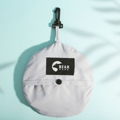 Custom Wanderlust Packable Bucket Hat - Light grey Custom Wanderlust Packable Bucket Hat - Light grey