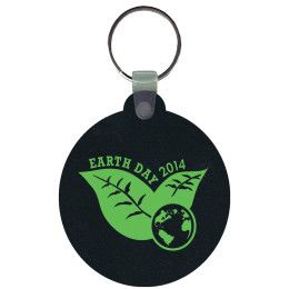 Custom Circle Flat Tire Key Tag