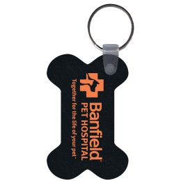 Custom Dog Bone Flat Tire Key Tag