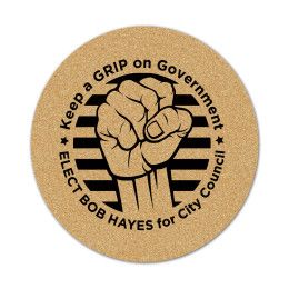 Custom Circle Cork Mat 8.5"