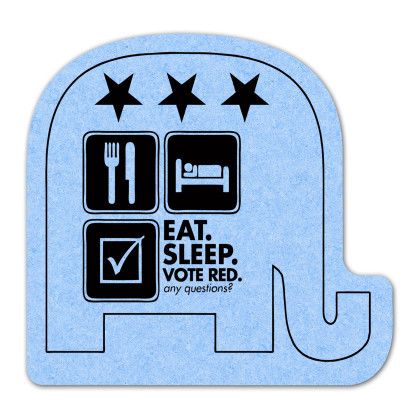 Custom Elephant Compressed Sponge - Blue