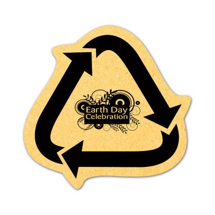 Custom Recycle Arrows Compressed Sponge - Buff Custom Recycle Arrows Compressed Sponge - Buff
