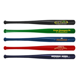 Custom 18" Mini Wooden Baseball Bat Colors 