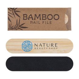 Custom Eco Chic Bamboo Nail File - Natural